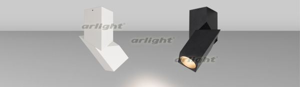 Светильник SP-TWIST-SURFACE-S60x60-12W Warm3000 (BK, 30 deg) (ARL, IP40 Пластик) | Arlight 026771