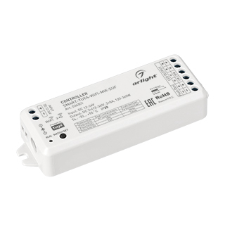 Контроллер SMART-TUYA-WIFI-MIX-SUF (12-36V, 2x5A, 2.4G) (Arlight, IP20 Пластик) | Arlight 034501