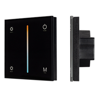 Панель SMART-P21-MIX-G-IN Black (12-24V, 4x3A, Sens, 2.4G) (Arlight, IP20 Пластик) | Arlight 033765