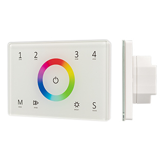 Панель Sens SMART-P83-RGB White (230V, 4 зоны, 2.4G) (Arlight, IP20 Пластик) | Arlight 028402
