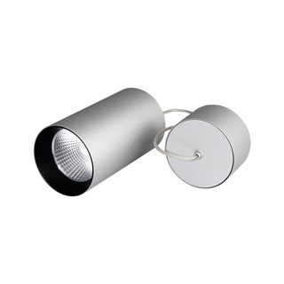 Светильник подвесной SP-POLO-R85-2-15W Day White 40deg (Silver, Black Ring) (Arlight, IP20 Металл) | Arlight 022966