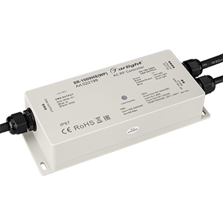 Контроллер SR-1009HSWP (230V, 3x1.66A) (Arlight, IP67 Пластик) | Arlight 022199