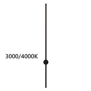 4335/18WLP HIGHTECH ODL22 299 чёрный Настенный светильник IP20 LED 18W 849Лм 3000K/4000K (перекл. ч/з тумблер на драйвере) FILLINI | Odeon Light OL4335/18WLP