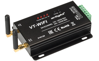 Контроллер VT-WIFI (12-24V, 180-360W) (Arlight, Металл) | Arlight 016120