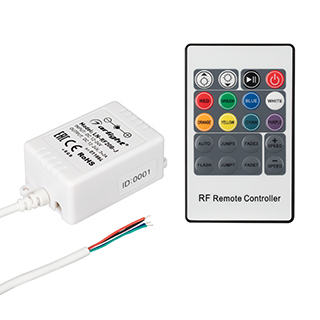 Контроллер LN-RF20B-J (12V, 72W, ПДУ 20кн) (Arlight, IP20 Пластик) | Arlight 011884