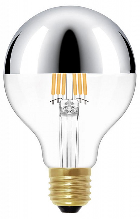 Лампа светодиодная Loft it Edison Bulb E27 6Вт 3000K G80LED Chrome | Loft it LFG80LEDChrome