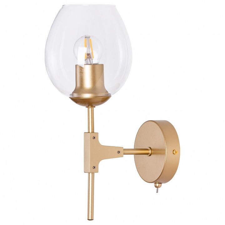 Бра Arte Lamp Yuka A4103AP-1GO | Arte Lamp ARA4103AP-1GO