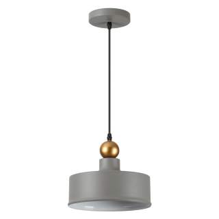 4089/1 PENDANT ODL19 377 серый/золотой Подвес Е27 1*40W BOLLI | Odeon Light OL4089/1