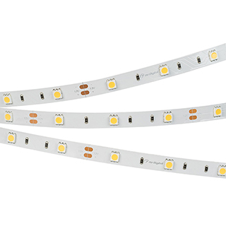 Лента RT 2-5000 12V White6000 (5060, 150 LED, LUX) (Arlight, 7.2 Вт/м, IP20) | Arlight 010595(B)