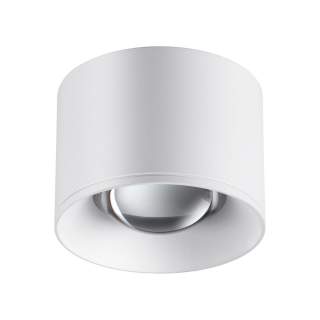 358651 OVER NT21 230 белый Светильник накладной светодиодный IP20 LED 4000К 12W 220V PATERA | Novotech NT358651