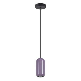 5053/1 PENDANT ODL24 447 черный/сиреневый/металл Подвес GU10 LED 4W OVALI | Odeon Light OL5053/1