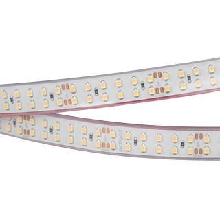 Лента RTW 2-5000P 24V Warm2700 2x2 (3528, 1200 LED, LUX) (Arlight, 19.2 Вт/м, IP66) | Arlight 014954