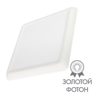 Светильник CL-FIOKK-S300x300-25W Day4000-MIX (WH, 120 deg, 230V) (Arlight, IP44 Пластик) | Arlight 034472