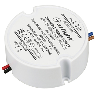 Блок питания ARJ-SP-40900-PFC-TRIAC-R (36W, 27-40V, 900mA) (Arlight, IP44 Пластик) | Arlight 040970