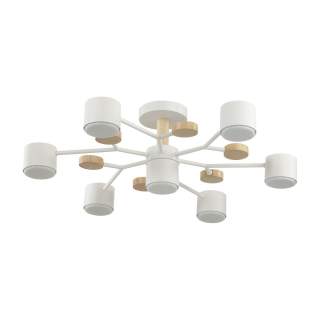 8195/7C COMFI LN25 262 белый, металл/дерево/пластик Потолочный светильник LED GX53 7*9W 220V RONDO | Lumion LN8195/7C