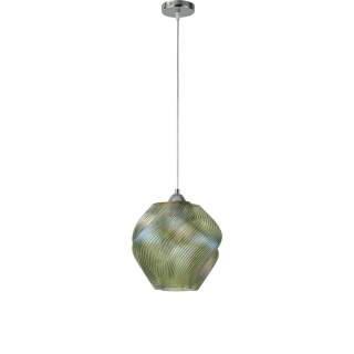 8289/1A MODERNI хром/зеленый, металл/стекло Подвес E27 1*60W 220V TIDE | Lumion LN8289/1A