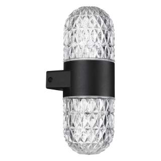 359296 STREET NT24 000 черный Светильник ландшафтный настенный IP65 LED 14W 4000K 175-265V ESTIMA | Novotech NT359296