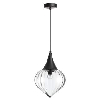 4951/1 PENDANT ODL22 343 черный/прозрачный/стекло Подвес E14 1*40W KESTA | Odeon Light OL4951/1