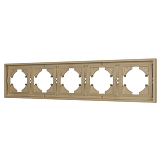 Рамка пластиковая FRM-TENDO-SFPL-5-GD (Arlight, -) | Arlight 054658