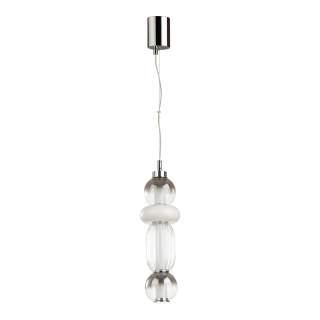 4827/18L PENDANT ODL21 321 хром/дымчатый/белый/прозрачный Подвес LED 18W BEANS | Odeon Light OL4827/18L