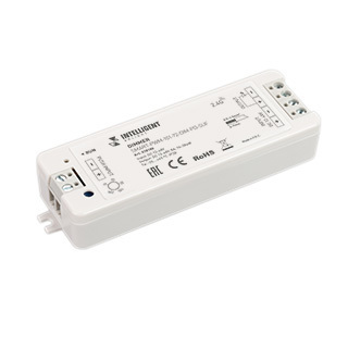 INTELLIGENT ARLIGHT Диммер SMART-PWM-101-72-DIM-PD-SUF (12-48V, 1x8A, SS, 2.4G) (IARL, IP20 Пластик) | Arlight 038180