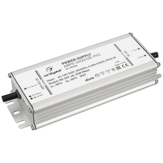 Блок питания ARPV-UH24100-PFC (24V, 4.0A, 96W) (Arlight, IP67 Металл, 7 лет) | Arlight 024268