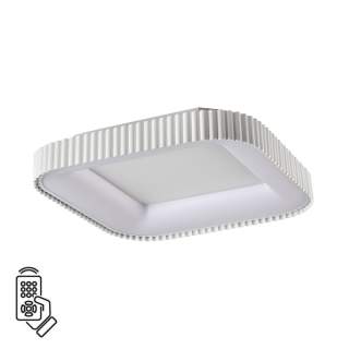 7767/56L AVRA LED SN Светильник металл/белый LED 56Вт+14Вт 3000-6000K 500х500 IP43 пульт ДУ+подсветка SHARMEL | Sonex SN7767/56L