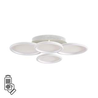 8380/95CL LEDIO LN26 000 белый, металл/акрил Умная люстра потолочная с ПДУ и голосовым управлением LED 95W 3000-6500К 220V ALIS SMART | Lumion LN8380/95CL
