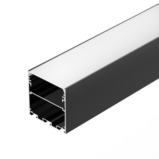 Профиль LINE-S-5050-2000 BLACK (Arlight, Алюминий) | Arlight 041839