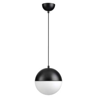 4958/1A PENDANT ODL22 345 черный/металл/белый/стекло Подвес E27 1*40W PINGA | Odeon Light OL4958/1A