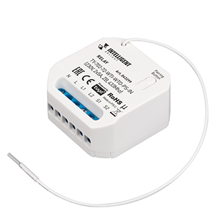 INTELLIGENT ARLIGHT Релейный модуль TY-702-72-WTI-WTO-PS-IN (230V, 2x5A, ZB, 433Mhz) (IARL, IP20 Пластик) | Arlight 043299