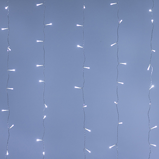Светодиодная гирлянда ARD-CURTAIN-HOME-2000x2500-CLEAR-300LED White (230V, 12W) (Ardecoled, IP20) | Arlight 024834