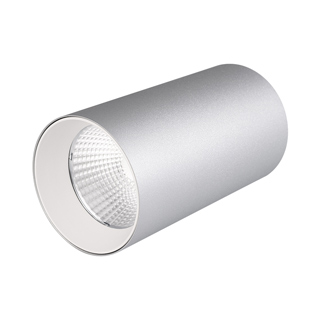 Светильник накладной SP-POLO-R85-1-15W Warm White 40deg (Silver, White Ring) (Arlight, Металл) | Arlight 022965