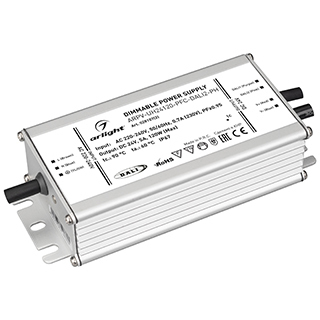 Блок питания ARPV-UH24120-PFC-DALI2-PH (24V, 5.0A, 120W) (Arlight, IP67 Металл, 7 лет) | Arlight 028107(2)