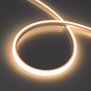Лента герметичная WAVE-TOP-PU-A144-10x10mm 24V Warm3000 (5 W/m, IP68, 1m, wire x1) (Arlight, Вывод боковой) | Arlight 052632