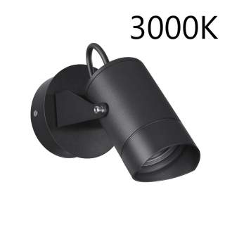 6647/10WL3 NATURE ODL25 725 черный/металл Настенный светильник IP54 LED 10W 3000K 38° AC85-265V STIMA | Odeon Light OL6647/10WL3