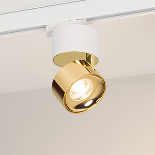Светильник SP-PLURIO-TRACK-4TR-R77-9W Day4000 (WH-BRS, 36 deg, 230V) (Arlight, IP20 Металл) | Arlight 038100
