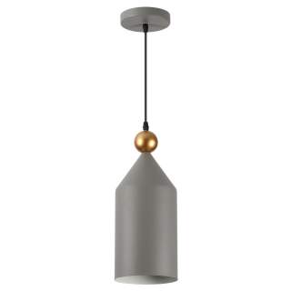 4092/1 PENDANT ODL19 375 серый/золотой Подвес Е27 1*40W BOLLI | Odeon Light OL4092/1