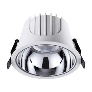 358697 SPOT NT21 276 белый/хром Светильник встраиваемый светодиодный IP20 LED 4000К 30W 100-265V KNOF | Novotech NT358697