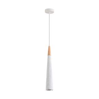 8352/1C SUSPENTIONI белый/бежевый, металл/дерево/цемент Подвес GU10 LED 5W 220V EOLIANA | Lumion LN8352/1C