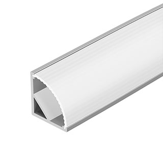 Профиль с экраном ARH-KANT-H16-2000 ANOD+OPAL (Arlight, Алюминий) | Arlight 036770