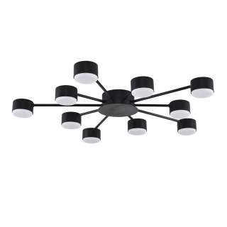 8344/10C COMFI черный, металл Люстра GX53 LED 10*7W 220V TORINA | Lumion LN8344/10C