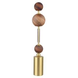 5457/4TL MODERN ODL_EX26 051 светлая сатин.латунь/белый/бежевый/коричневый/металл/стекло Настольная лампа LED x 4W 2500K CALLISTO | Odeon Light OL5457/4TL