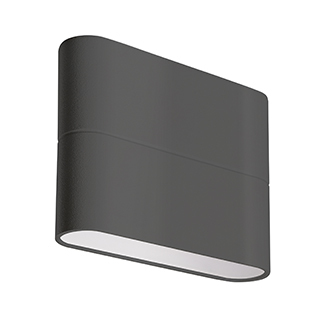 Светильник SP-PLANAR-WALL-S110x90-2x3W Warm3000 (GR, 120 deg, 230V) (Arlight, IP54 Металл) | Arlight 033982