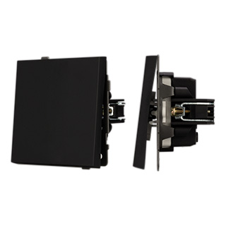 Механизм выключателя одноклавишный непроходной SWT-TENDO-MK01-SFPL-BK (230V, 10A) (Arlight, -) | Arlight 054566