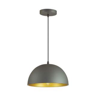 3349/1 PENDANT ODL17 380 темно-серый/золотой Подвес E27 60W 220V UGA | Odeon Light OL3349/1