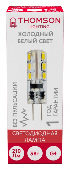 Лампа светодиодная Thomson G4 G4 3Вт 6500K TH-B4223 | Thomson THTH_B4223