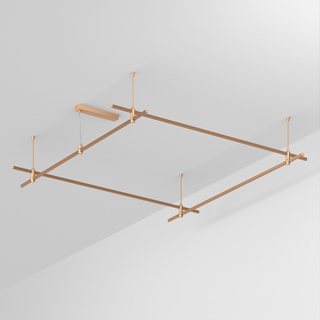 Основание ART-APRIORI-QUADRAT-ROD-400-2000x2000 (GD) (Arlight, IP20 Металл) | Arlight 048520