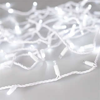 Светодиодная гирлянда ARD-STRING-CLASSIC-1000-WHITE-100LED-PULSE White (230V, 7W) (Ardecoled, IP65) | Arlight 031647