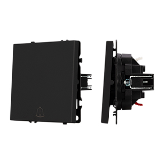Механизм звонкового выключателя SWT-NOBE-MKR1-SFPL-L-BK (230V, 10A) (Arlight, -) | Arlight 054270